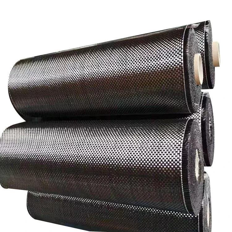 Tela de fibra de carbono de tejido liso