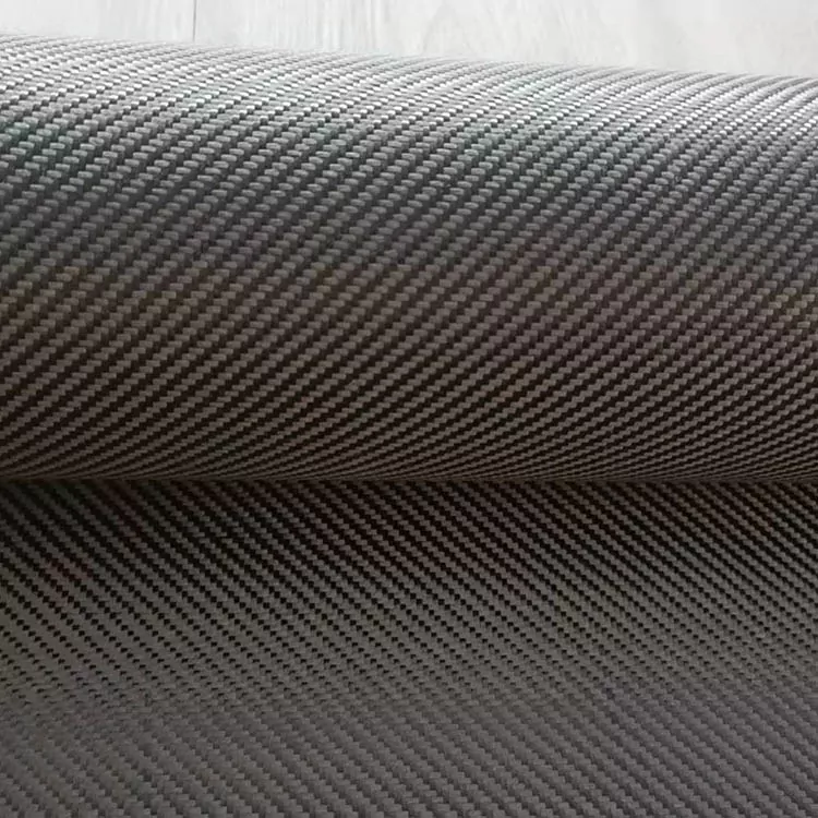 Tela de fibra de carbono con tejido de sarga